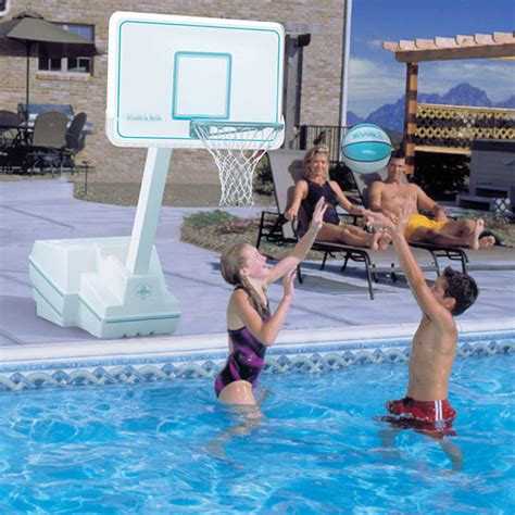 Splash and Slam Regulation Swimming Pool Basketball Game