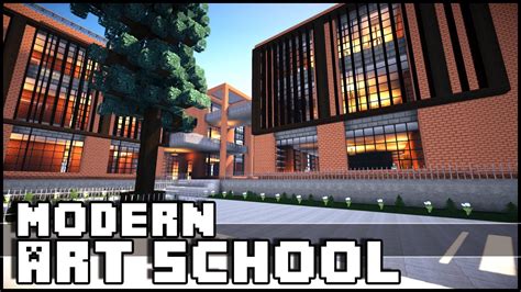 Minecraft - Modern Art School - YouTube