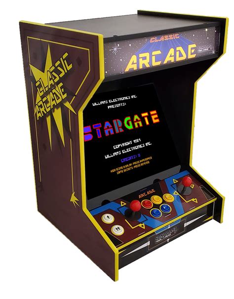 Suncoast Arcade Classic Tabletop Arcade Machine With 19 Retro Horizontal Games - Walmart.com