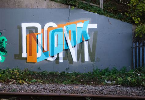 Multi-Layered Typography Street Art Visualizes Popular Expressions