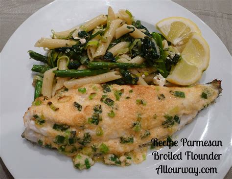 Parmesan Broiled Flounder Healthy Eating At Its Tastiest