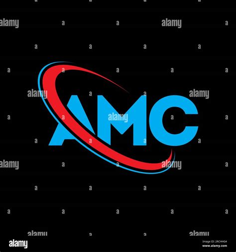 AMC logo. AMC letter. AMC letter logo design. Initials AMC logo linked with circle and uppercase ...