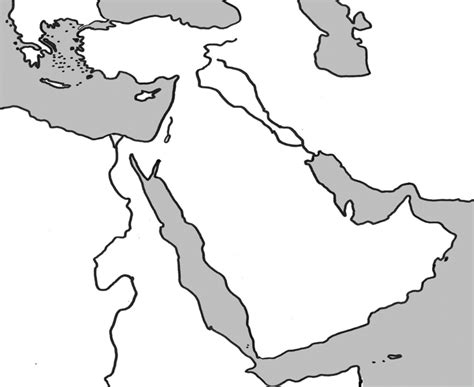 Arabian Peninsula Map Diagram | Quizlet