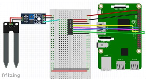 How to read soil moisture level with Raspberry Pi and a YL-69/FC-28 ...