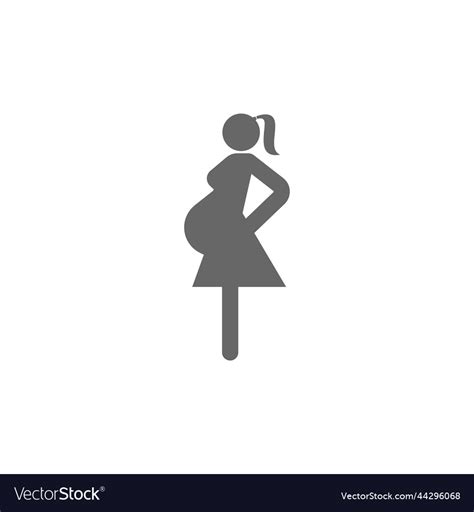 Pregnancy logo icon design Royalty Free Vector Image