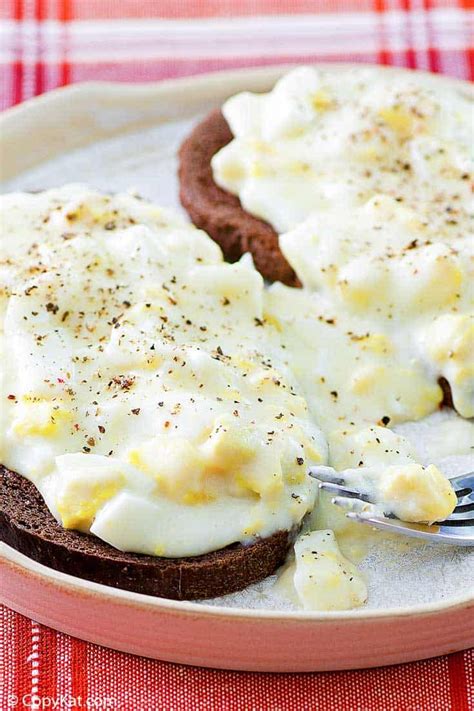 Creamed Eggs on Toast - CopyKat Recipes | Recipe | Creamed eggs on ...