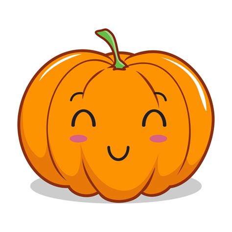 pumpkin cartoon kawaii mascot cute pumpkin halloween Illustrations ...