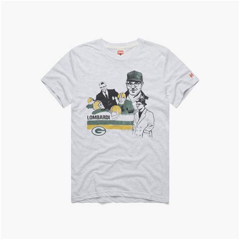 Green Bay Packers Vince Lombardi | Retro Green Bay Packers T-Shirt – HOMAGE