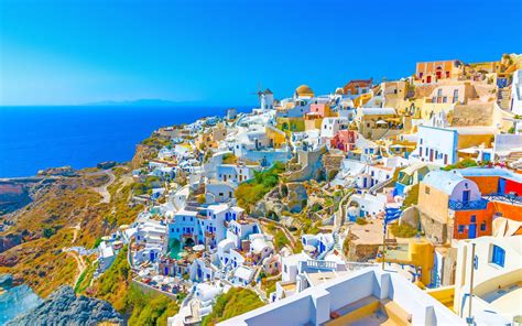 Santorini Island Best HD Wallpaper 93154 - Baltana