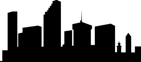 Houston Skyline Outline | Free download on ClipArtMag