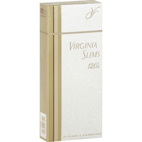 Virginia Slims Cigarettes, Class A, 120's, Gold Pack | Cigarettes | Foodtown