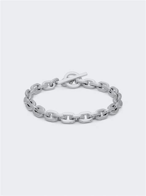 Maor Cuadro Toggle Bracelet In Silver