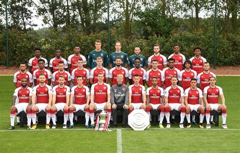 Arsenal 2017/18 squad picture photocall - football.london