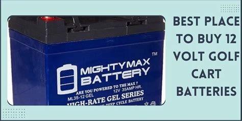 Best 12 Volt Golf Cart Batteries (Top 5) 12v Battery Reviews