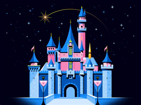 Sleeping Beauty's Castle 🏰 by Jarod Octon on Dribbble