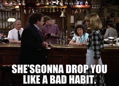 YARN | SHE'SGONNA DROP YOU LIKE A BAD HABIT. | Cheers (1982) - S02E20 Norman's Conquest | Video ...