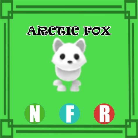 Arctic Fox NEON FLY RIDE Adopt Me