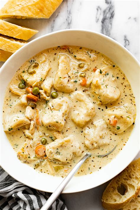 One Pot Chicken Dumpling Soup (with refrigerated biscuit dough!) - Midwest Foodie