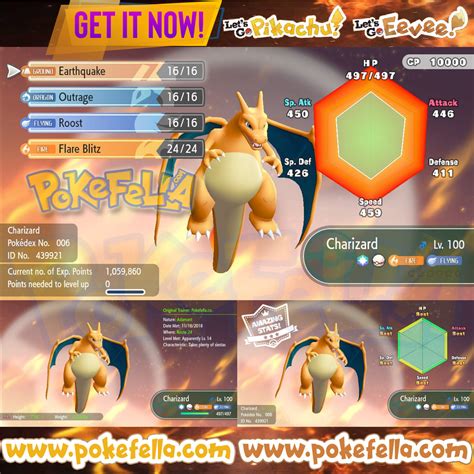 Charizard • Competitive • 6IVs • Level 100 • Online Battle-ready ...