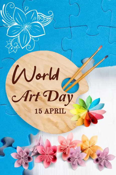 World Art Day Poster Template | PosterMyWall