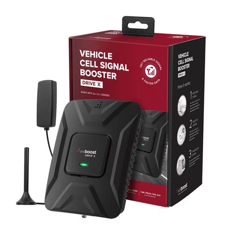 weBoost Drive X (475021) Vehicle Cell Phone Signal Booster | Car, Truck ...