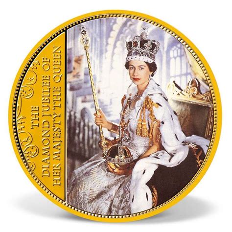 Queen Elizabeth II Diamond Jubilee Colossal Commemorative Coin in 2020 ...