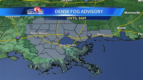 November 3 forecast: Dense Fog Advisory, Changes coming this weekend