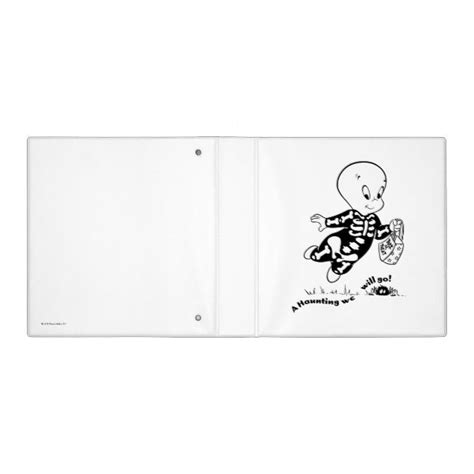 Casper Skeleton Costume 3 Ring Binder | Zazzle | Skeleton costume ...