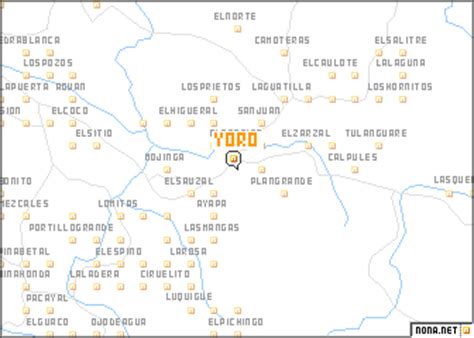 Yoro (Honduras) map - nona.net