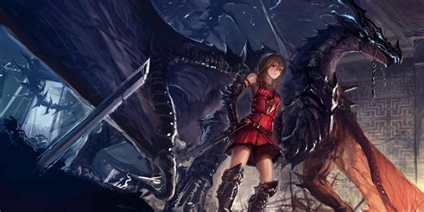 32+ Anime Girl Wallpaper Dragon - Anime Top Wallpaper