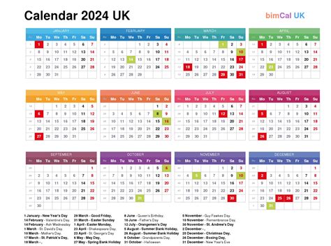 Uk Public Holidays Calendar 2024 - Tami Zorina