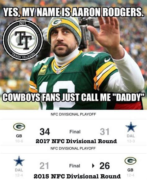 Green Bay Packers Memes Vs Cowboys - Meme Walls