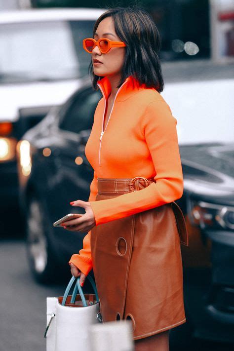 THIS is how to wear neon | Orange outfit, Fashion, Chic fall outfits