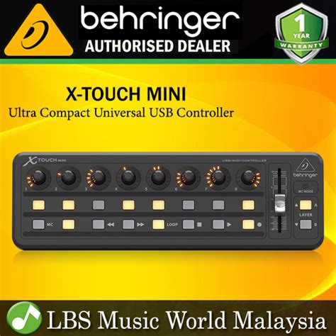 Behringer X-Touch Mini Ultra Compact Universal USB Controller (XTouch Mini) - LBS Music World ...