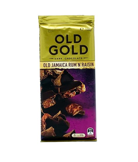 Cadbury Old Gold Jamaica Rum & Raisin Chocolate Bar 180g | Hey Sweetie Shop