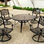 Wrought Iron Patio Furniture , Garden table Chairs Wrought Iron , Moroccan +6 Chairs Wrought ...
