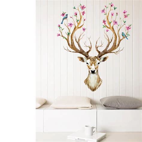 Creative stickers bedroom living room self adhesive wall stickers ...