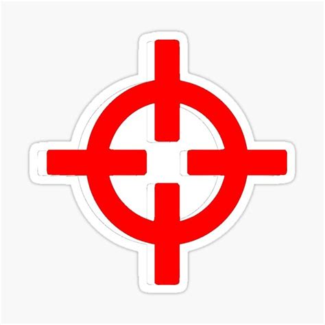 "Public enemy Crosshair" Sticker for Sale by Karibubble | Redbubble