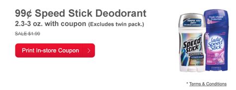 CVS: Free Speed Stick Deodorant {Limited} | Living Rich With Coupons®