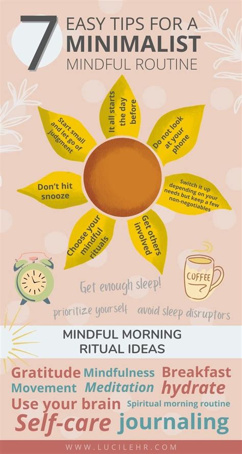 7 Easy Tips for a Minimalist Mindful Morning Routine | Lucilehr.com