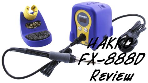 Hakko FX-888D Soldering Station Review - YouTube