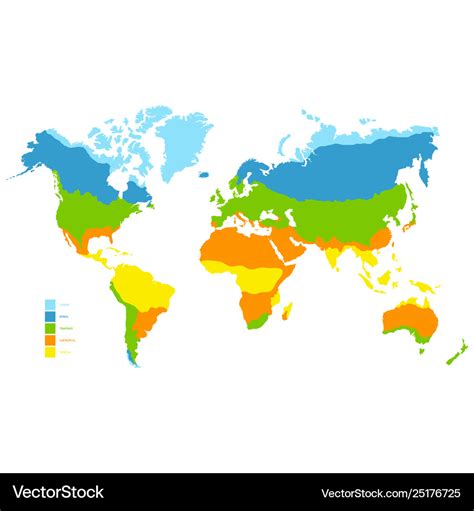 World Climate Regions Map