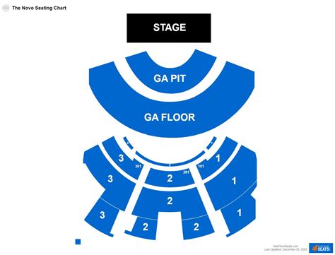 The Novo Seating Chart - RateYourSeats.com