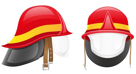 firefighter helmet vector illustration 510426 Vector Art at Vecteezy