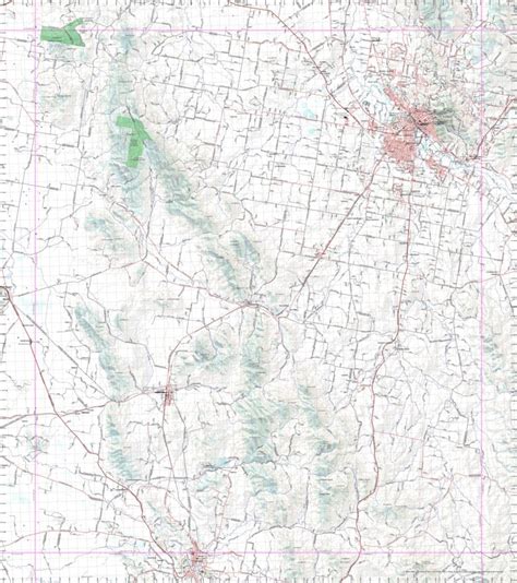 Getlost Map 9035 TAMWORTH NSW Topographic Map V15 1:75,000 by Getlost ...