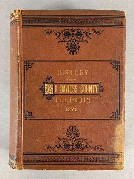 1878 The History of Jo Daviess County Illinois Hardcover Book - Matthew ...