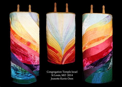 Jeanette Kuvin Oren | Torah covers Torah mantles