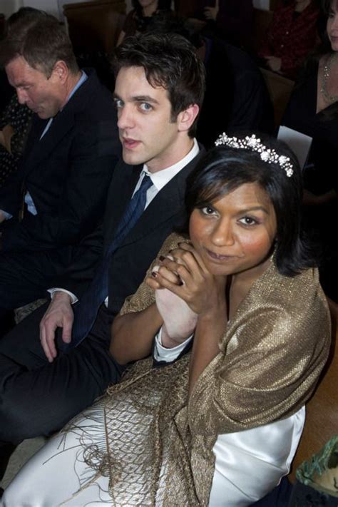 B.J. Novak and Mindy Kaling as Ryan Howard and Kelly Kapoor in the episode Phyllis’s Wedding ...