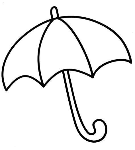 Umbrella April Showers Coloring Pages Coloring Pages