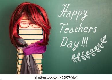 Happy Teachers Day Funny Education Concept Stock Photo 759774664 ...